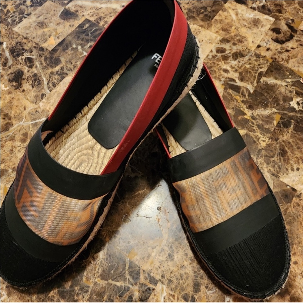 FENDI ESPADRILLEs flats - LIKE NEW CONDITION